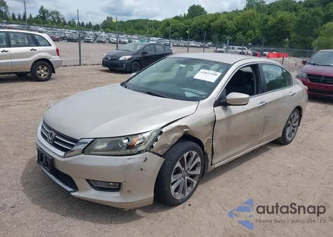 2013 Honda Accord Sport from USA, damaged, VIN 1HGCR2F57DA133535